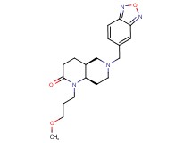 (4aS*,8aR*)-6-(2,1,3-benzoxadiazol-5-ylmethyl)-1-(3-methoxypropyl)octahydro-1,6-naphthyridin-2(1H)-one