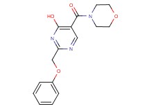 5-(morpholin-4-ylcarbonyl)-2-(phenoxymethyl)pyrimidin-4-ol