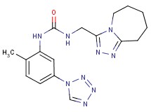 N-[2-methyl-5-(1H-tetrazol-1-yl)phenyl]-N'-(6,7,8,9-tetrahydro-5H-[1,2,4]triazolo[4,3-a]azepin-3-ylmethyl)urea