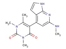 1,3,6-trimethyl-5-[6-(methylamino)-1H-pyrrolo[2,3-b]pyridin-4-yl]pyrimidine-2,4(1H,3H)-dione