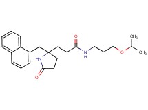 N-(3-isopropoxypropyl)-3-[2-(1-naphthylmethyl)-5-oxo-2-pyrrolidinyl]propanamide
