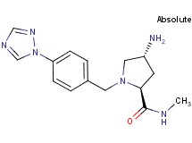 (2S,4R)-4-amino-N-methyl-1-[4-(1H-1,2,4-triazol-1-yl)benzyl]pyrrolidine-2-carboxamide