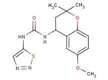 N-(6-methoxy-2,2-dimethyl-3,4-dihydro-2H-chromen-4-yl)-N'-1,2,3-thiadiazol-5-ylurea