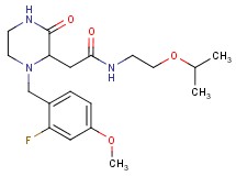 2-[1-(2-fluoro-4-methoxybenzyl)-3-oxo-2-piperazinyl]-N-(2-isopropoxyethyl)acetamide