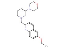 6-ethoxy-2-{[3-(4-morpholinyl)-1-piperidinyl]methyl}quinoline