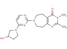 7-[4-(3-hydroxypyrrolidin-1-yl)pyrimidin-2-yl]-2,3-dimethyl-3,5,6,7,8,9-hexahydro-4H-pyrimido[4,5-d]azepin-4-one