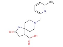8-[(6-methylpyridin-2-yl)methyl]-2-oxo-1,8-diazaspiro[4.5]decane-4-carboxylic acid