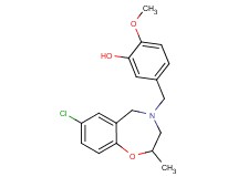 5-[(7-chloro-2-methyl-2,3-dihydro-1,4-benzoxazepin-4(5H)-yl)methyl]-2-methoxyphenol
