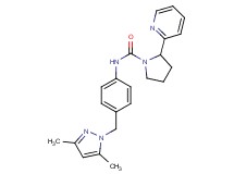 N-{4-[(3,5-dimethyl-1H-pyrazol-1-yl)methyl]phenyl}-2-pyridin-2-ylpyrrolidine-1-carboxamide