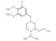 2-[4-(3-chloro-4,5-dimethoxybenzyl)-1-isopropyl-2-piperazinyl]ethanol