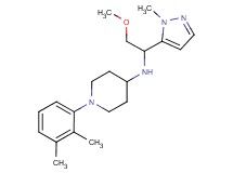 1-(2,3-dimethylphenyl)-N-[2-methoxy-1-(1-methyl-1H-pyrazol-5-yl)ethyl]piperidin-4-amine