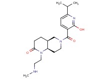 rel-(4aS,8aR)-6-[(2-hydroxy-6-isopropyl-3-pyridinyl)carbonyl]-1-[2-(methylamino)ethyl]octahydro-1,6-naphthyridin-2(1H)-one