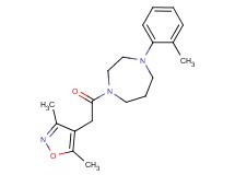 1-[(3,5-dimethyl-4-isoxazolyl)acetyl]-4-(2-methylphenyl)-1,4-diazepane