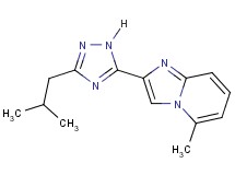 2-(3-isobutyl-1H-1,2,4-triazol-5-yl)-5-methylimidazo[1,2-a]pyridine