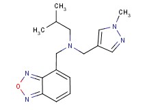 (2,1,3-benzoxadiazol-4-ylmethyl)isobutyl[(1-methyl-1H-pyrazol-4-yl)methyl]amine