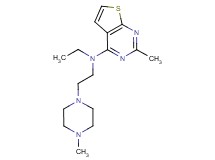 N-ethyl-2-methyl-N-[2-(4-methylpiperazin-1-yl)ethyl]thieno[2,3-d]pyrimidin-4-amine