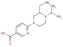 6-(3-ethyl-4-isopropyl-1-piperazinyl)nicotinic acid