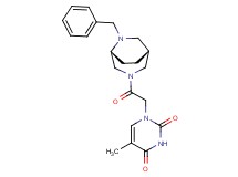 1-{2-[(1R*,5R*)-6-benzyl-3,6-diazabicyclo[3.2.2]non-3-yl]-2-oxoethyl}-5-methylpyrimidine-2,4(1H,3H)-dione