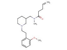 N-({1-[2-(2-methoxyphenyl)ethyl]-3-piperidinyl}methyl)-N-methyl-4-pentenamide