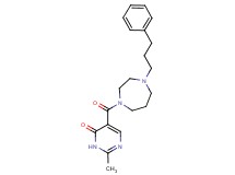 2-methyl-5-{[4-(3-phenylpropyl)-1,4-diazepan-1-yl]carbonyl}-4(3H)-pyrimidinone