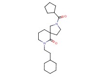 7-(2-cyclohexylethyl)-2-(cyclopentylcarbonyl)-2,7-diazaspiro[4.5]decan-6-one