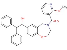 1-{4-[(2-methoxy-3-pyridinyl)carbonyl]-2,3,4,5-tetrahydro-1,4-benzoxazepin-7-yl}-2,2-diphenylethanol