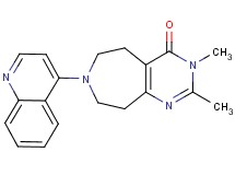 2,3-dimethyl-7-quinolin-4-yl-3,5,6,7,8,9-hexahydro-4H-pyrimido[4,5-d]azepin-4-one