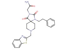 2-[8-(1,3-benzothiazol-2-ylmethyl)-2,4-dioxo-1-(2-phenylethyl)-1,3,8-triazaspiro[4.5]dec-3-yl]acetamide