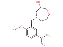 4-(5-isopropyl-2-methoxybenzyl)-1,4-oxazepan-6-ol