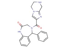 5-phenyl-4-(5,6,7,8-tetrahydroimidazo[1,2-a]pyrazin-2-ylcarbonyl)-1,3,4,5-tetrahydro-2H-1,4-benzodiazepin-2-one