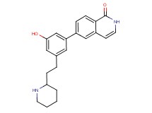 6-[3-hydroxy-5-(2-piperidin-2-ylethyl)phenyl]isoquinolin-1(2H)-one