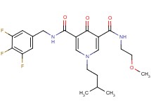N-(2-methoxyethyl)-1-(3-methylbutyl)-4-oxo-N'-(3,4,5-trifluorobenzyl)-1,4-dihydro-3,5-pyridinedicarboxamide