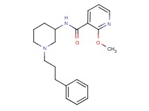 2-methoxy-N-[1-(3-phenylpropyl)-3-piperidinyl]nicotinamide