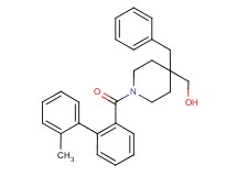 {4-benzyl-1-[(2'-methyl-2-biphenylyl)carbonyl]-4-piperidinyl}methanol
