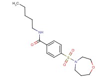 4-(1,4-oxazepan-4-ylsulfonyl)-N-pentylbenzamide