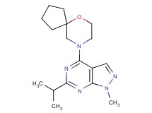 9-(6-isopropyl-1-methyl-1H-pyrazolo[3,4-d]pyrimidin-4-yl)-6-oxa-9-azaspiro[4.5]decane