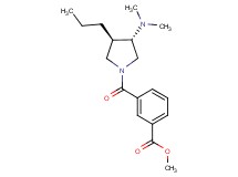 methyl 3-{[(3S*,4R*)-3-(dimethylamino)-4-propyl-1-pyrrolidinyl]carbonyl}benzoate