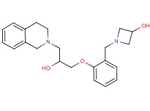 1-{2-[3-(3,4-dihydroisoquinolin-2(1H)-yl)-2-hydroxypropoxy]benzyl}azetidin-3-ol