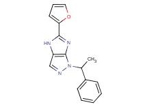5-(2-furyl)-1-(1-phenylethyl)-1,4-dihydroimidazo[4,5-c]pyrazole