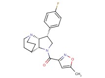 (3R*,3aR*,7aR*)-3-(4-fluorophenyl)-1-[(5-methylisoxazol-3-yl)carbonyl]octahydro-4,7-ethanopyrrolo[3,2-b]pyridine