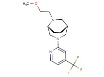 (1R*,5R*)-6-(2-methoxyethyl)-3-[4-(trifluoromethyl)-2-pyridinyl]-3,6-diazabicyclo[3.2.2]nonane