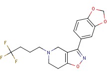 3-(1,3-benzodioxol-5-yl)-5-(4,4,4-trifluorobutyl)-4,5,6,7-tetrahydroisoxazolo[4,5-c]pyridine