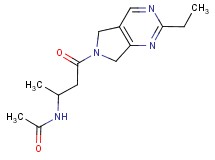 N-[3-(2-ethyl-5,7-dihydro-6H-pyrrolo[3,4-d]pyrimidin-6-yl)-1-methyl-3-oxopropyl]acetamide