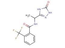 N-[1-(5-oxo-4,5-dihydro-1H-1,2,4-triazol-3-yl)ethyl]-2-(trifluoromethyl)benzamide