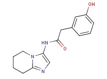 2-(3-hydroxyphenyl)-N-(5,6,7,8-tetrahydroimidazo[1,2-a]pyridin-3-yl)acetamide