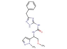 N-(3-benzyl-1H-1,2,4-triazol-5-yl)-N'-[2-methoxy-1-(1-methyl-1H-pyrazol-5-yl)ethyl]urea