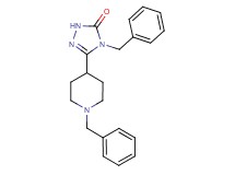 4-benzyl-5-(1-benzyl-4-piperidinyl)-2,4-dihydro-3H-1,2,4-triazol-3-one