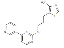 N-[3-(4-methyl-1,3-thiazol-5-yl)propyl]-4-(3-pyridinyl)-2-pyrimidinamine
