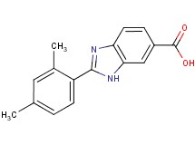 2-(2,4-dimethylphenyl)-1H-benzimidazole-6-carboxylic acid