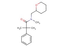 N,2-dimethyl-2-phenyl-N-(tetrahydro-2H-pyran-2-ylmethyl)propanamide